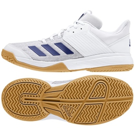 Adidas Ligra M CP8904 chaussures de volley-ball blanche