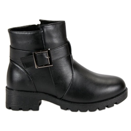 Bottines décontractées le noir