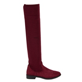 Mousquetaires à la mode multicolore rouge