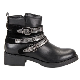 Sixth Sense Bottes de rock noir