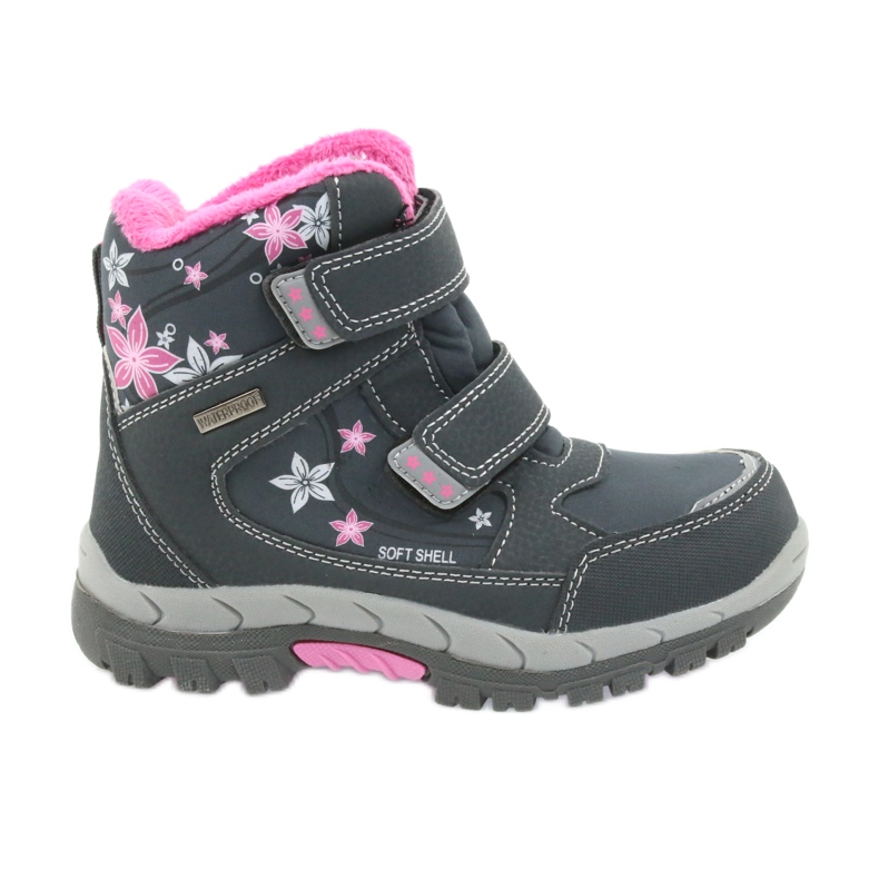 American Club Bottes d'hiver américaines avec une membrane 3121 gris rose