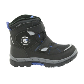American Club Bottes d'hiver américaines avec une membrane de 1122 noir bleu