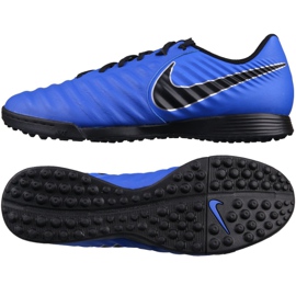 Nike Tiempo LegendX 7 Academy Tf M AH7243-400 chaussures de football multicolore bleu Nike Tiempo LegendX 7 Academy Tf M AH7243-400 chaussures de football multicolore bleu
