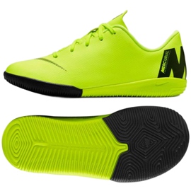 Chaussures d'intérieur Nike Mercurial VaporX 12 Academy Ps Ic Jr AH7352-701 jaune jaune