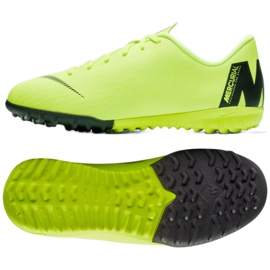Chaussures de football Nike Mercurial VaporX 12 Academy Gs Tf Jr AH7342-701 multicolore jaune