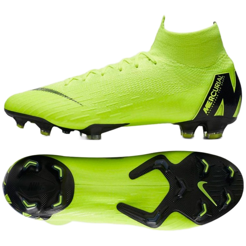 Chaussures de football Nike Mercurial Superfly 6 Elite Fg M AH7365-701 jaune jaune