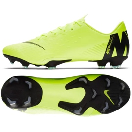 Chaussures de football Nike Mercurial Vapor 12 Pro Fg M AH7382-701 jaune jaune