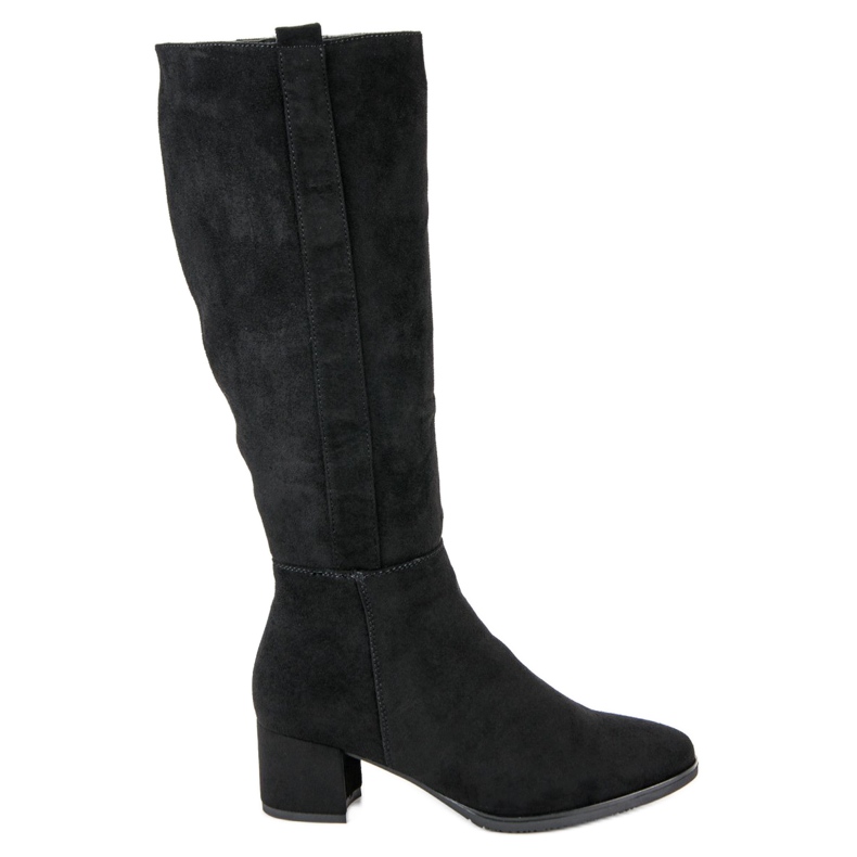 Filippo Bottes en daim classiques le noir