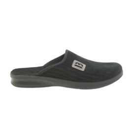 Befado chaussures pour hommes pantoufles 548m015 pantoufles noires le noir