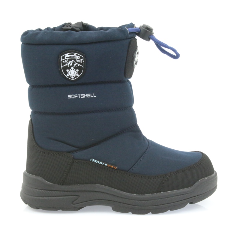 American Club Chaussures à membrane American 801SB bleu marine le noir