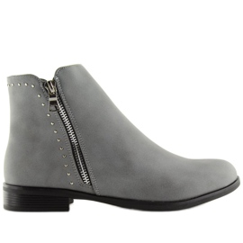 Bottes Jodhpur grises pour femmes 0-257 Gris Bottes Jodhpur grises pour femmes 0-257 Gris