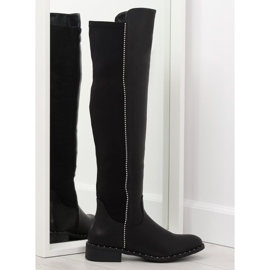 Officiers avec un élastique supérieur noir 7533-PG noir