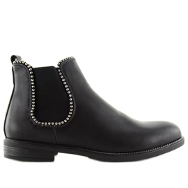 Bottines Chelsea noires pour femmes 1003-PA Noir le noir