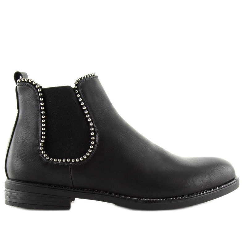Bottines Chelsea noires pour femmes 1003-PA Noir le noir
