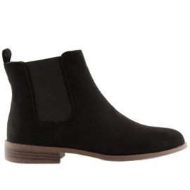Bottines Chelsea noires pour femme LJ111 Nero