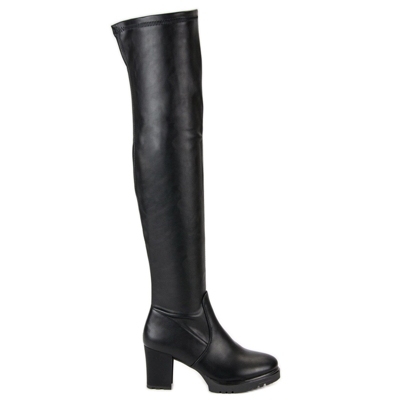 Bottes de plate-forme le noir