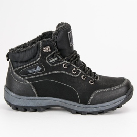 Arrigo Bello Chaussures d'hiver pour hommes noir