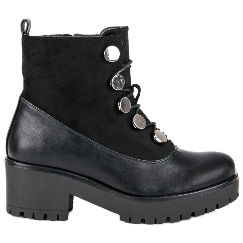 Queen Vivi Travailleurs lacés le noir