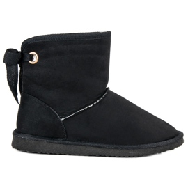 Seastar Bottes de neige en daim le noir