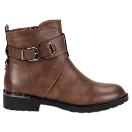 Groto Gogo Bottes de travail confortables brun
