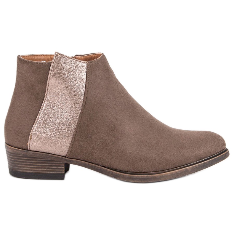 Janessa Bottes beiges classiques