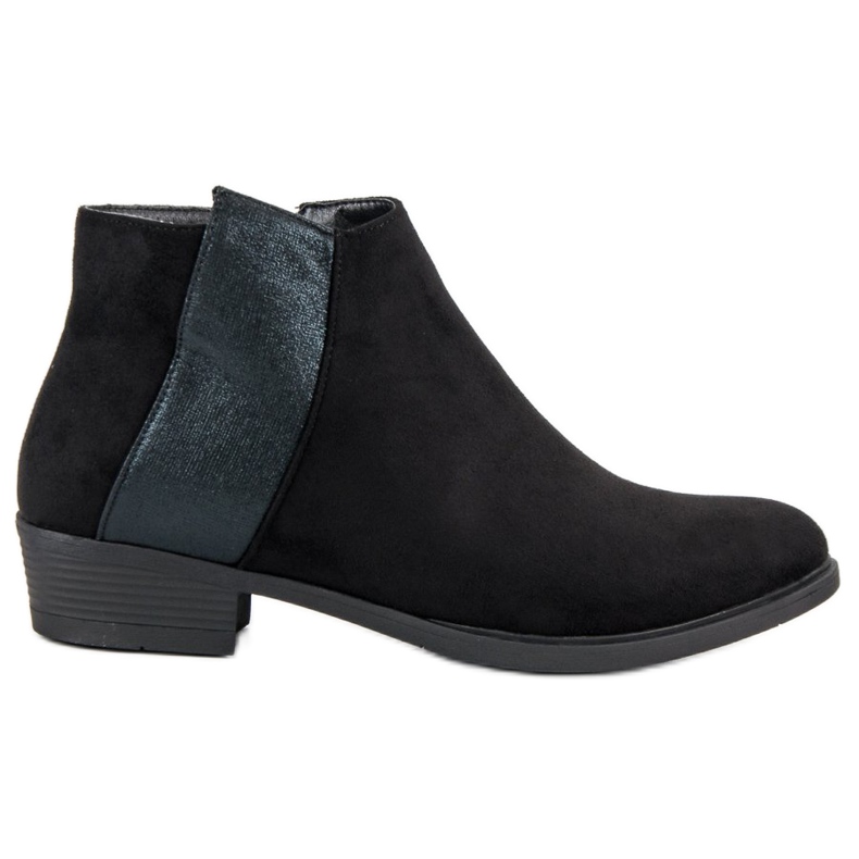 Janessa Bottes classiques noires le noir