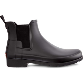 Hunter Femme Original raffiné Chelsea Noir