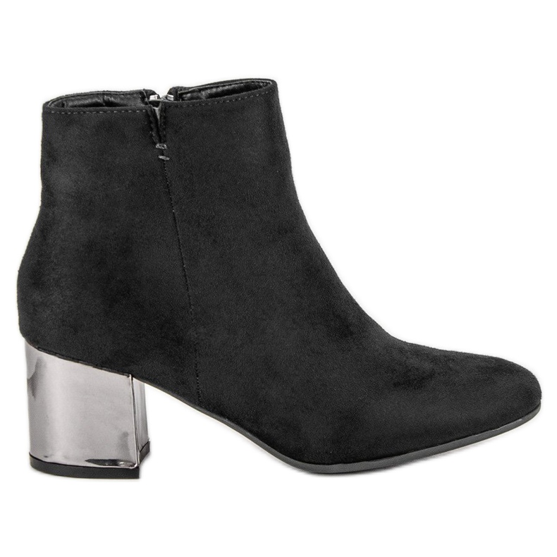 Bestelle Bottes d'automne élégantes le noir Bestelle Bottes d'automne élégantes le noir