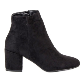 Nio Nio Bottes en daim classiques noir