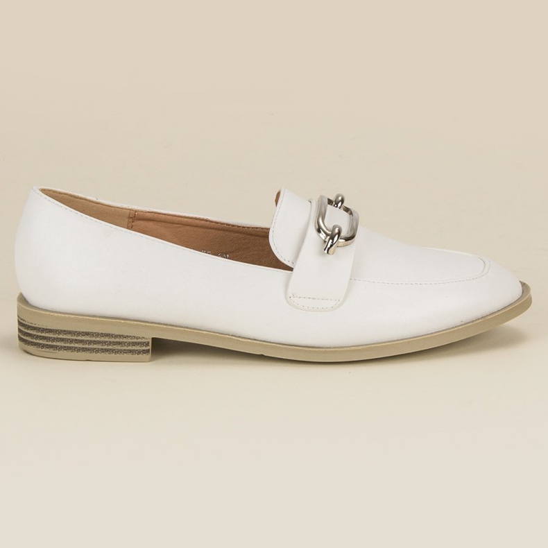 Super Me Mocassins blancs blanche
