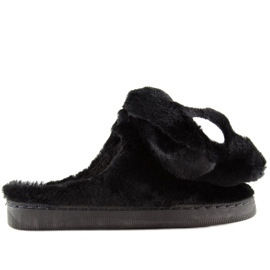 Chaussons noirs pour femmes DD93 Noir le noir