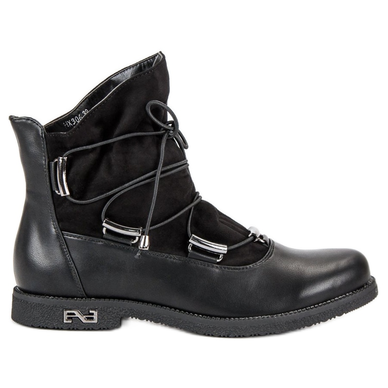 Bottes noires le noir