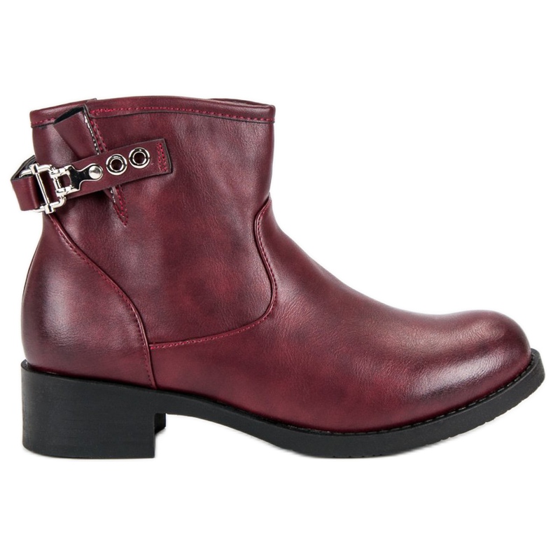 Super Me Bottes décontractées bordeaux rouge