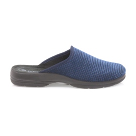 Inblu Chaussons homme bleu marine