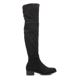 Queen Vivi Cuissardes en daim le noir