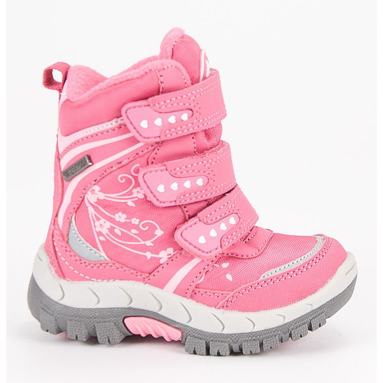 American Club Bottes de neige sur des navets américains rose