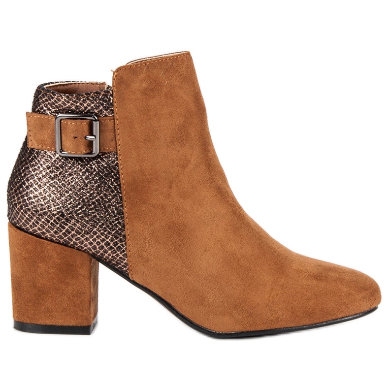 Nio Nio Bottes élégantes sur le poste brun