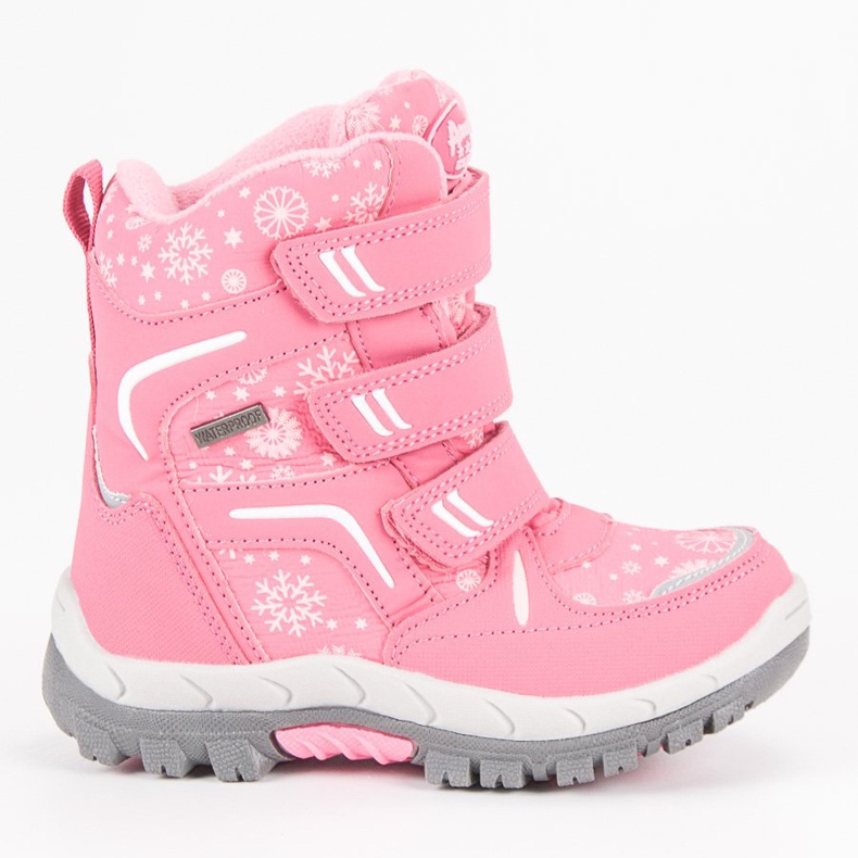 American Club Bottes de neige américaines roses