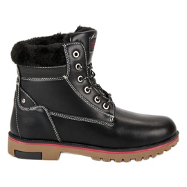 Arrigo Bello Trappeurs d'hiver chauds noir