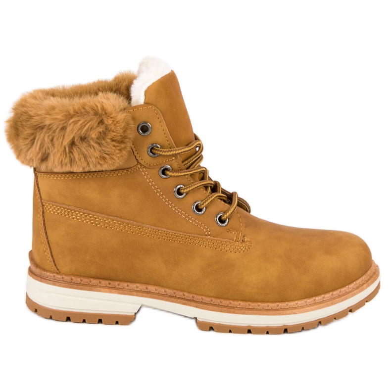 Fgm Paris Trappeurs de chameaux avec fourrure brun