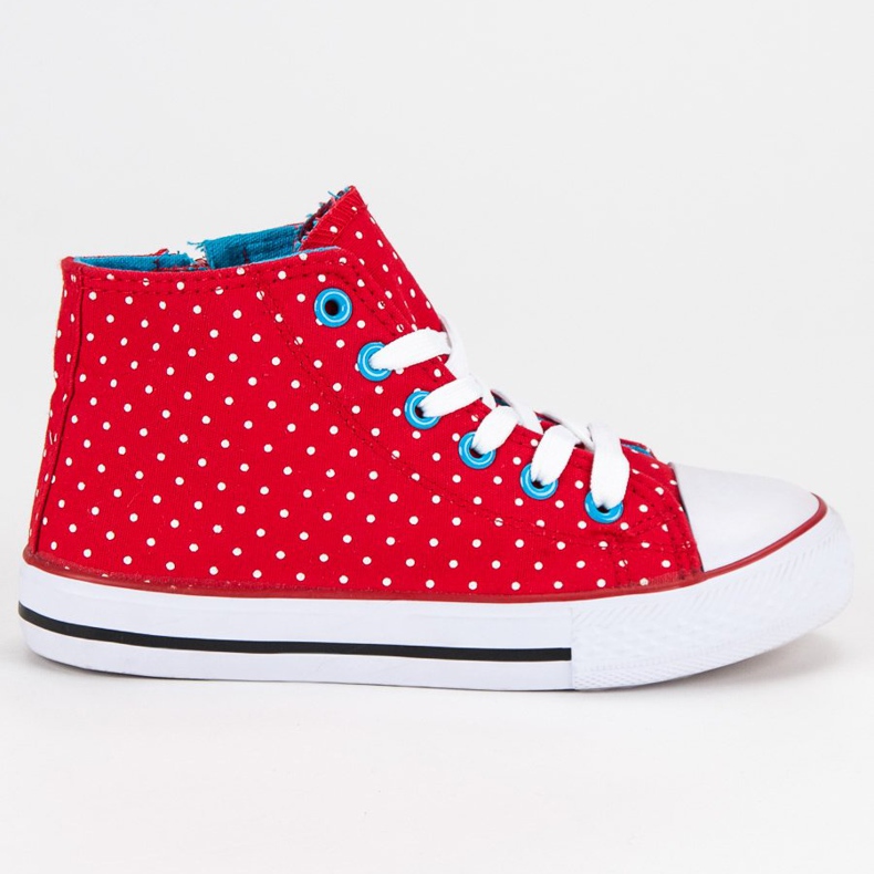 Sneakers aux petits pois rouge Sneakers aux petits pois rouge