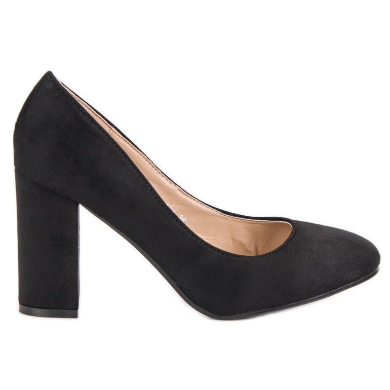 Seastar Escarpins en daim sur le pilier le noir