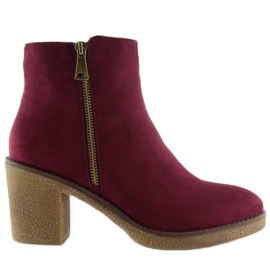 Boots à talons bordeaux 2013 Wine Red rouge Boots à talons bordeaux 2013 Wine Red rouge