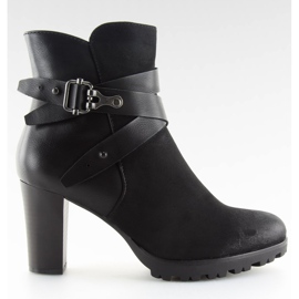 Bottes à talons noir 8287 Black le noir