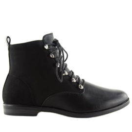 Noir Bottes noires pour femmes 8685 Noir