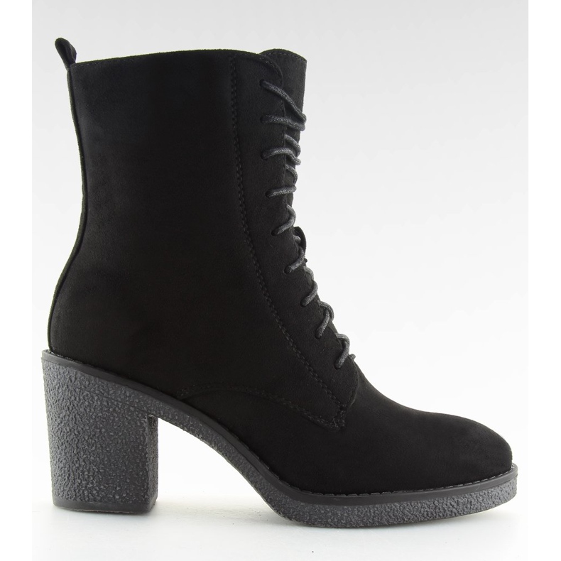 Escarpins noirs à lacets 3638 Black le noir