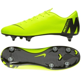 Chaussures de football Nike Mercurial Vapor 12 Academy Sg Pro M AH7376-701 multicolore vert