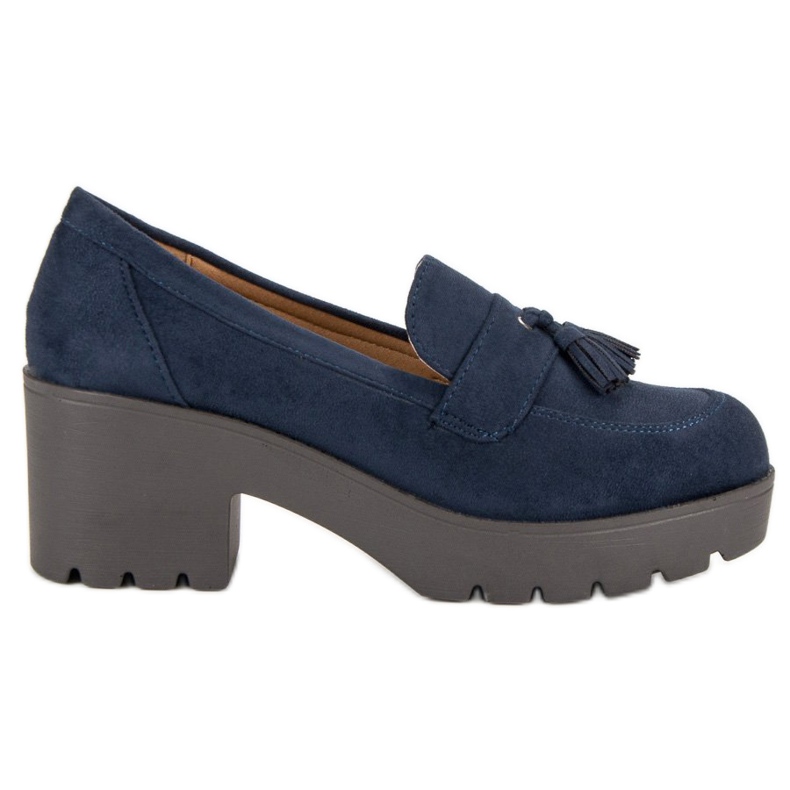 Ch. Creation Mocassins élégants bleu