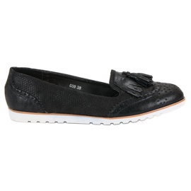 Super Me Mocassins élégants le noir Super Me Mocassins élégants le noir