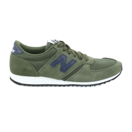 New Balance U420JDE JADE PIGMENT VERT COUVERT bleu marine